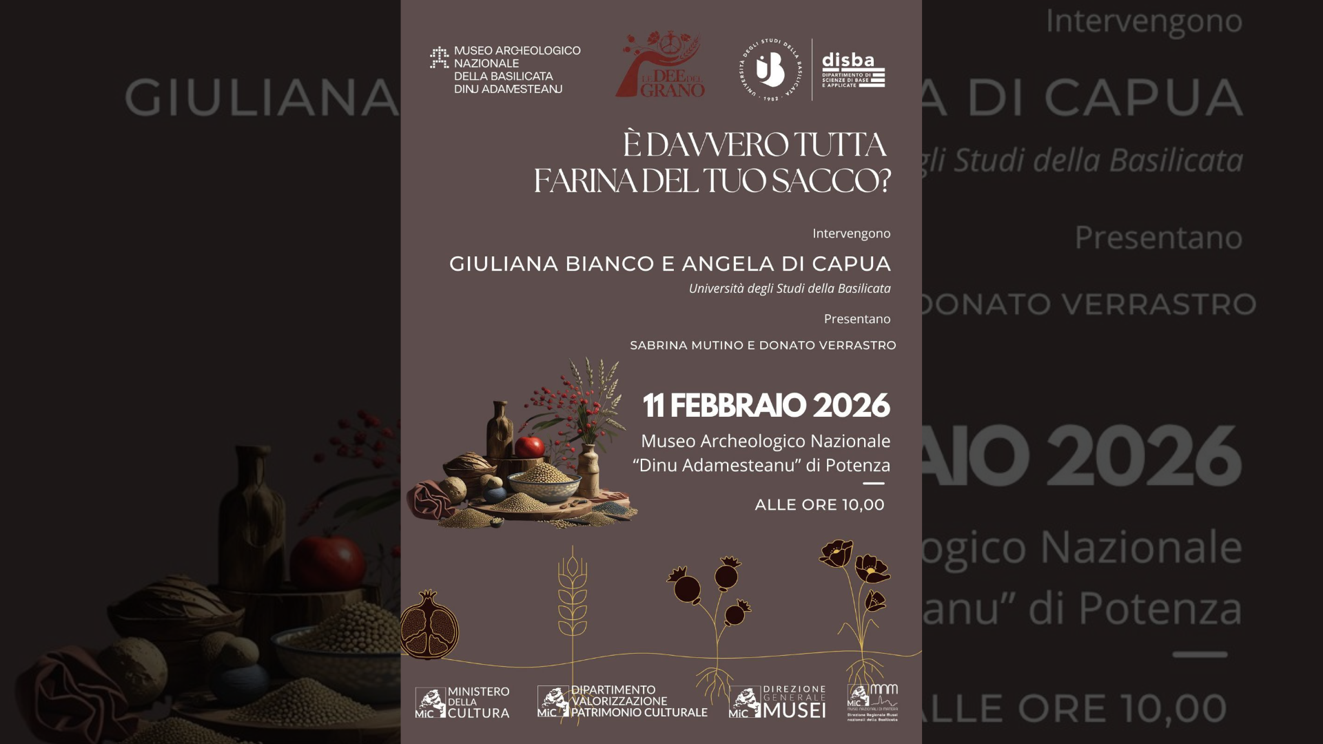 “È davvero tutta farina del tuo sacco?” - Le dee del grano al MANP